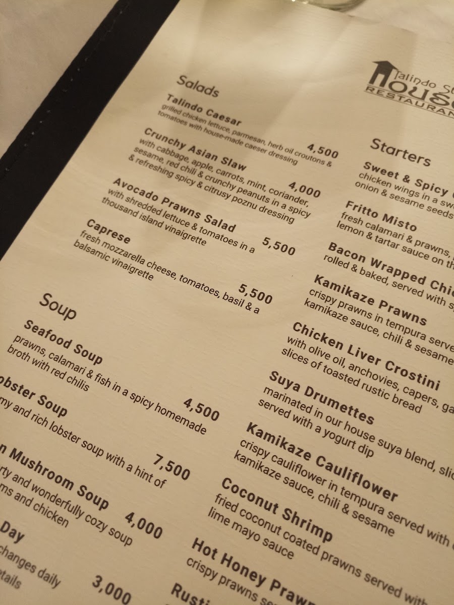 Menu Talindo Steak House-6